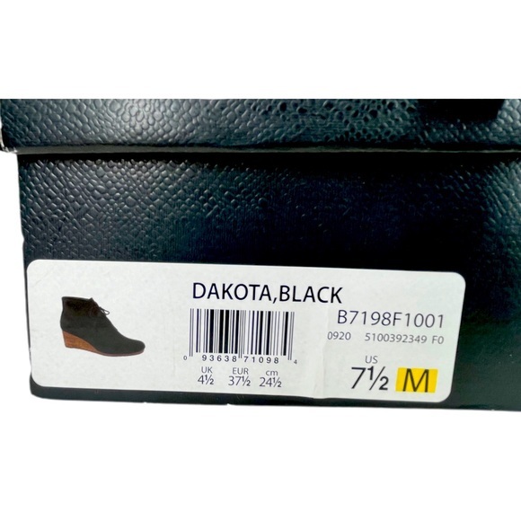 Dr Scholls Women Dakota Wedge Boot Black Size 7.5 M - Picture 8 of 9